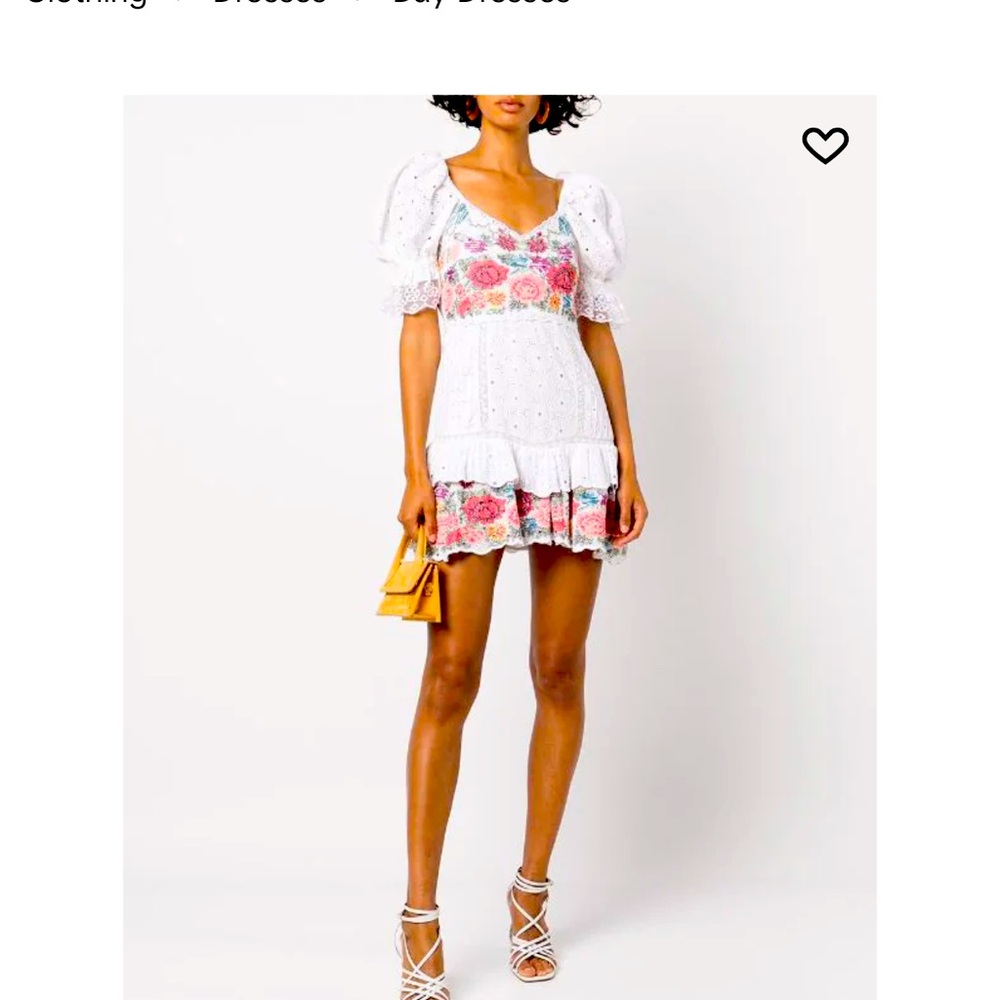 LOVE SHACK FANCY floral mini NWT